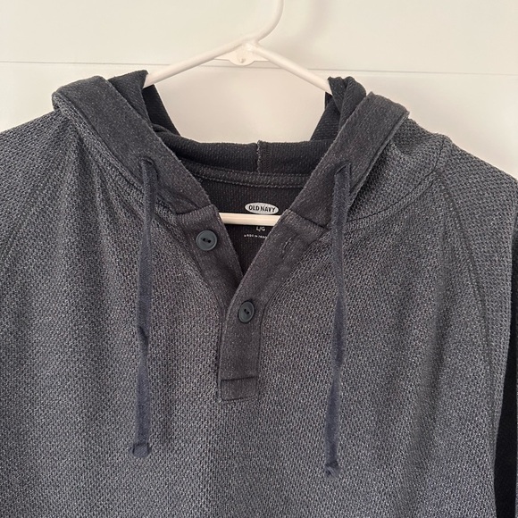 Old Navy Men’s Grey Hoodie Sweatshirt Size L - Picture 3 of 6